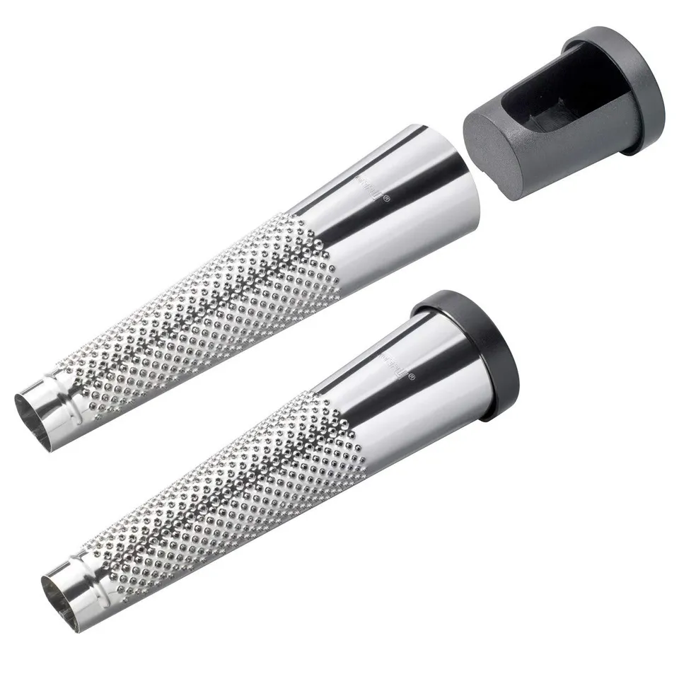 gefu-muskatreibe-mit-integriertem-nussbeh-lter-edelstahl-reibfl-che-sp-lmaschine image 1