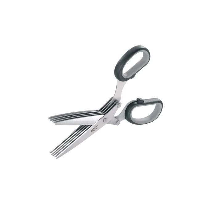 gefu-cutare-kr-uterschere-mit-5-fach-klinge-inkl-reinigungskamm-edelstahl image 1