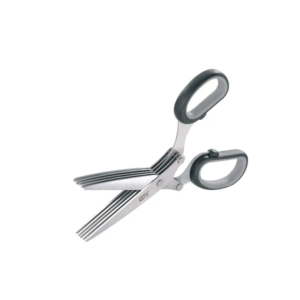 gefu-cutare-kr-uterschere-mit-5-fach-klinge-inkl-reinigungskamm-edelstahl image 1