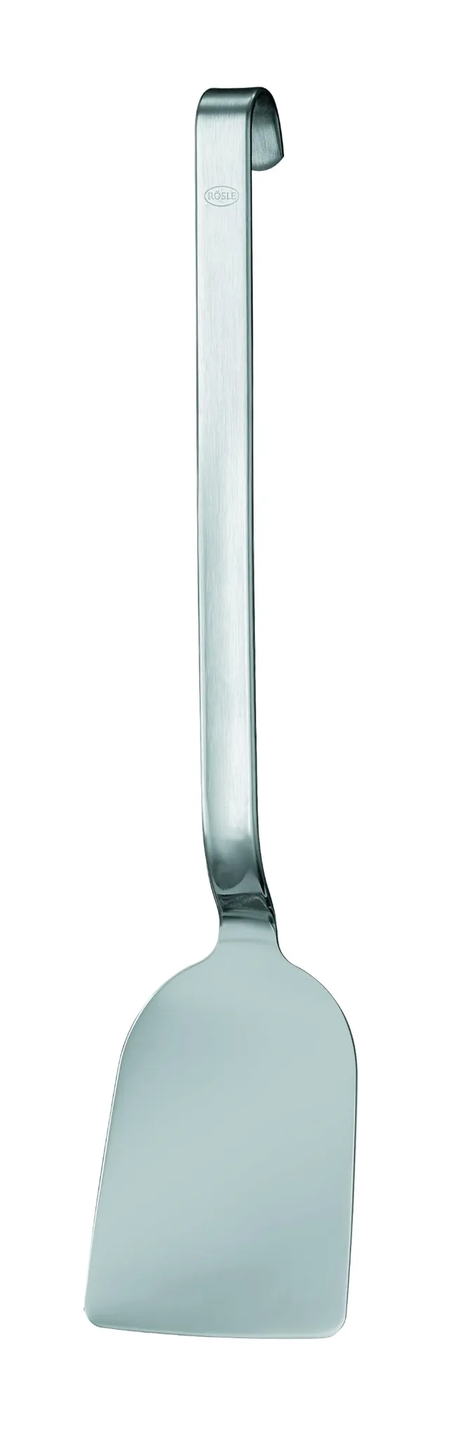 r-sle-haken-pfannenschaufel-33-cm-pfannenwender-mit-abgerundetem-blatt-edelstahl image 1