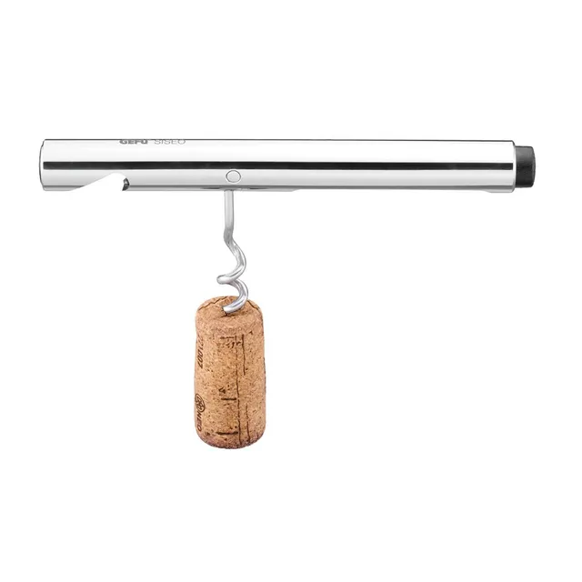 gefu-korkenzieher-siseo-2-in-1-flaschen-ffner-mit-kapselheber-edelstahlspindel-s image 1