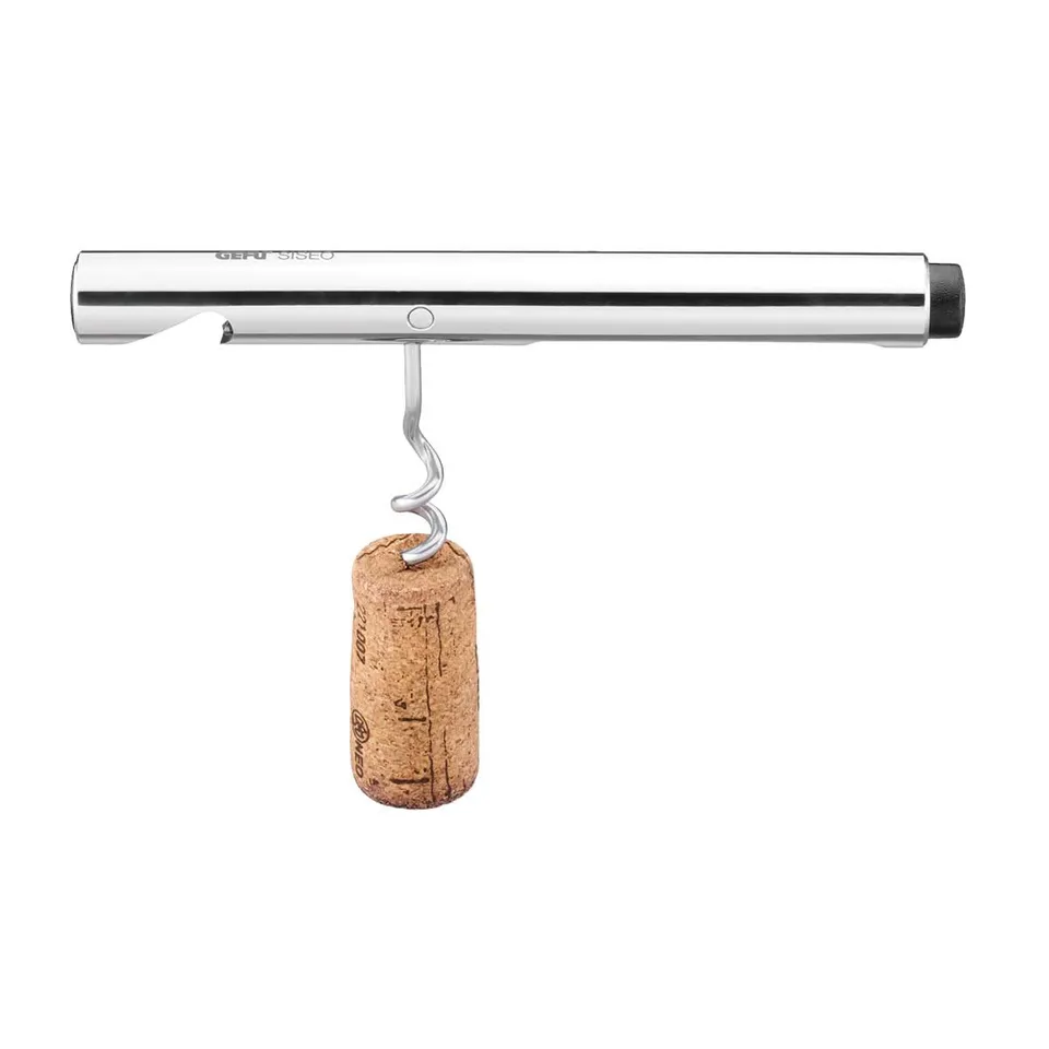 gefu-korkenzieher-siseo-2-in-1-flaschen-ffner-mit-kapselheber-edelstahlspindel-s image 1