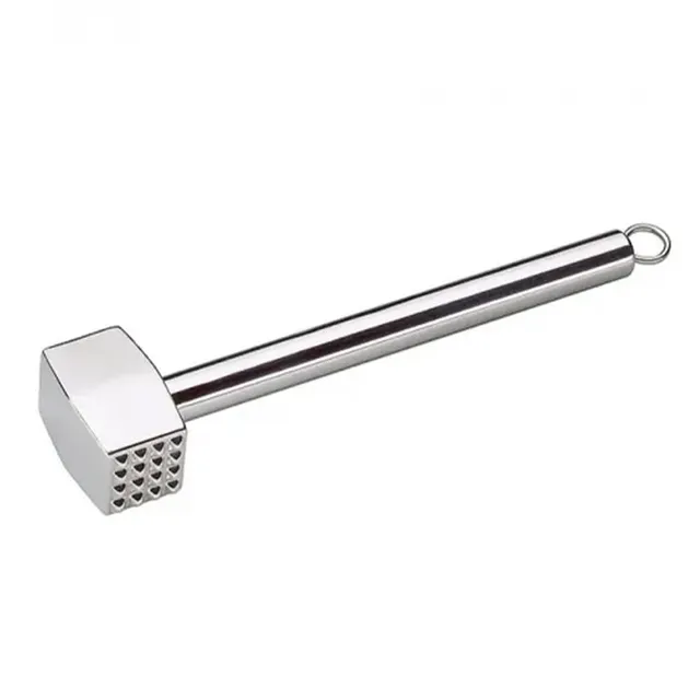 k-chenprofi-fleischklopfer-chef-fleischplattierer-aus-rostfreiem-edelstahl-25-cm image 1