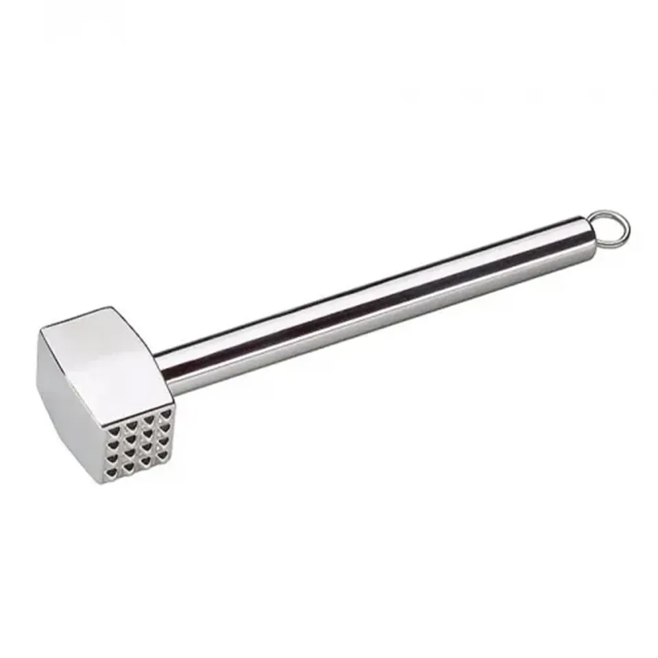 k-chenprofi-fleischklopfer-chef-fleischplattierer-aus-rostfreiem-edelstahl-25-cm image 1