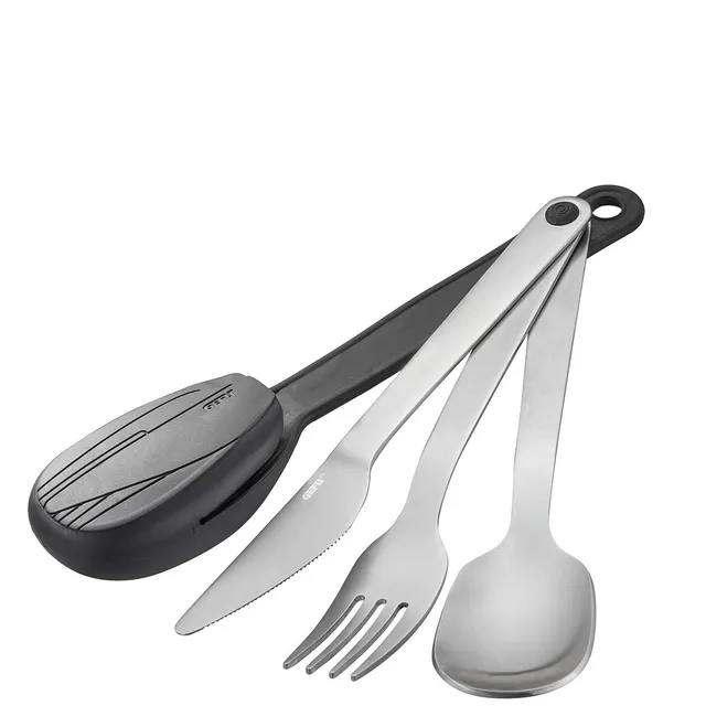 gefu-move-4-teiliges-edelstahl-besteck-set-mit-filztasche-messer-gabel-und-l-ffe image 1