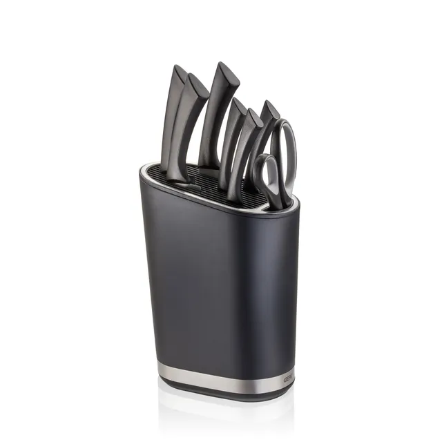 gefu-messerblock-smartline-schwarz-28-steckpl-tze-f-r-messer-zubeh-r-mit-edelsta image 1
