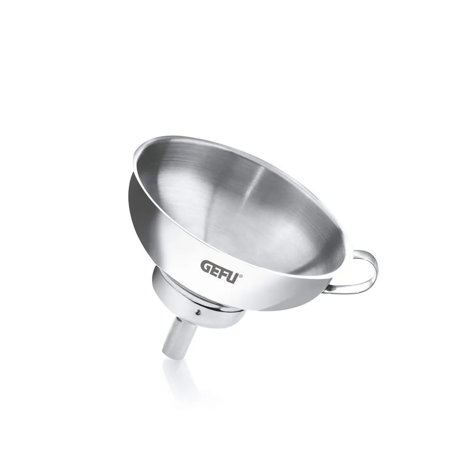 gefu-versare-einmachtrichter-14-cm-aus-edelstahl-mit-reduziertrichter-und-filter image 1