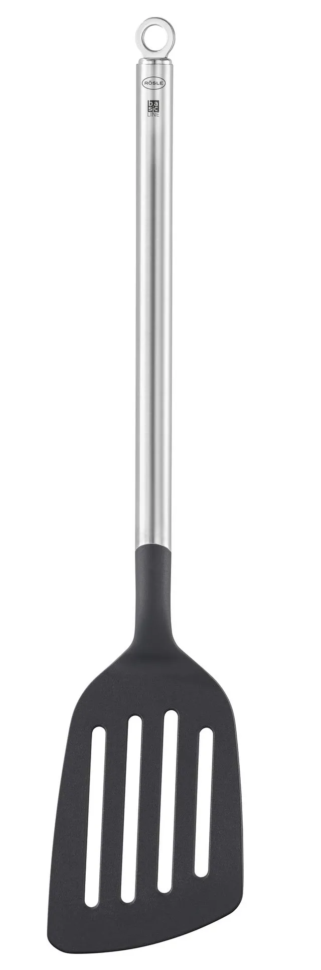 r-sle-basic-line-pfannenwender-34-cm-edelstahl-18-10-mit-nylon-kopf-ppa-hitzebes image 1