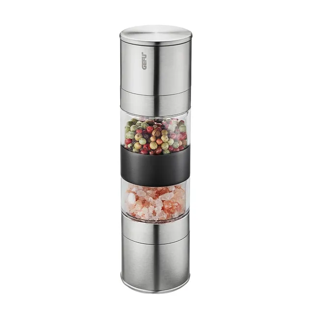 gefu-lamola-doppelm-hle-f-r-salz-pfeffer-edelstahl-stufenlos-einstellbares-keram image 1