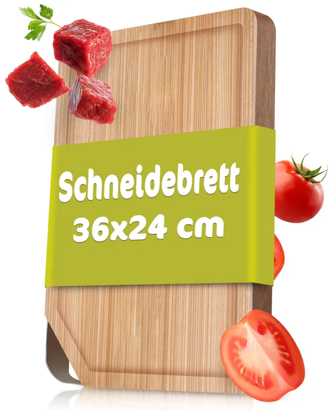 r-sle-schneidebrett-mit-edelstahlgriff-36-x-24-cm-holzbrett-aus-robustem-ulmenho image 1