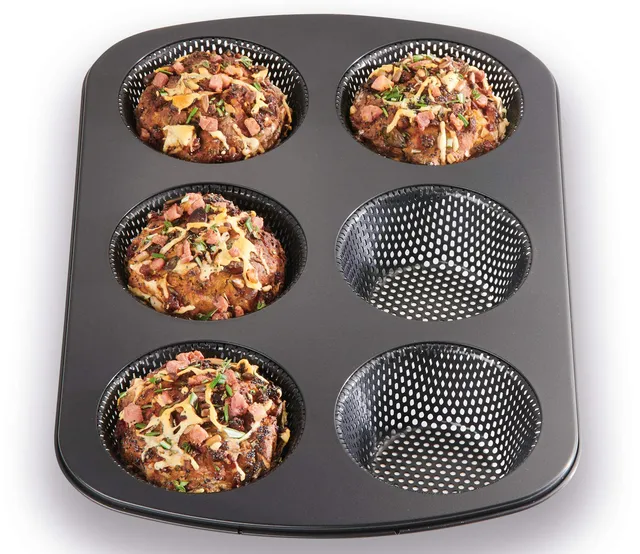 k-chenprofi-br-tchen-form-810101006-bake-one-6er-backform-f-r-br-tchen-silber image 1