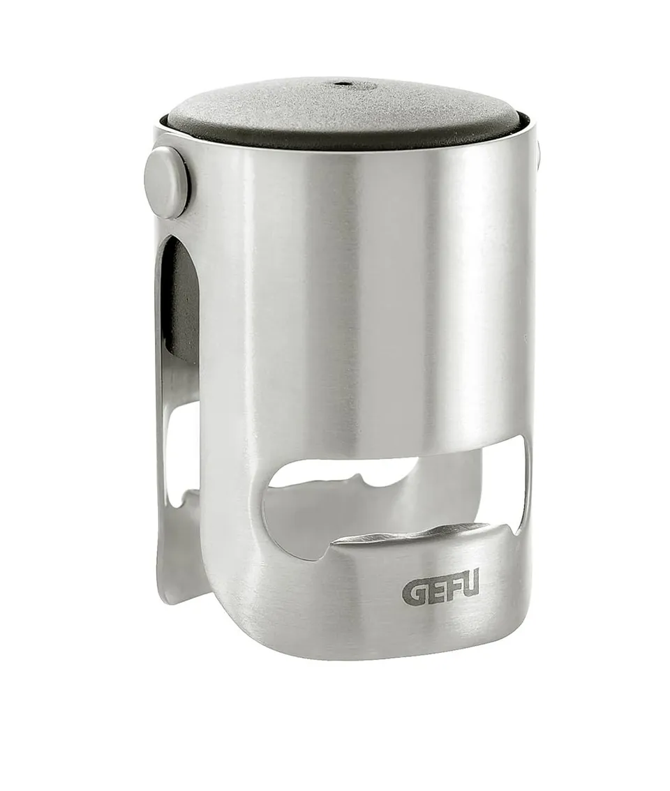 gefu-sparky-sektflaschenverschluss-aus-edelstahl-luftdichter-verschluss-f-r-sekt image 1