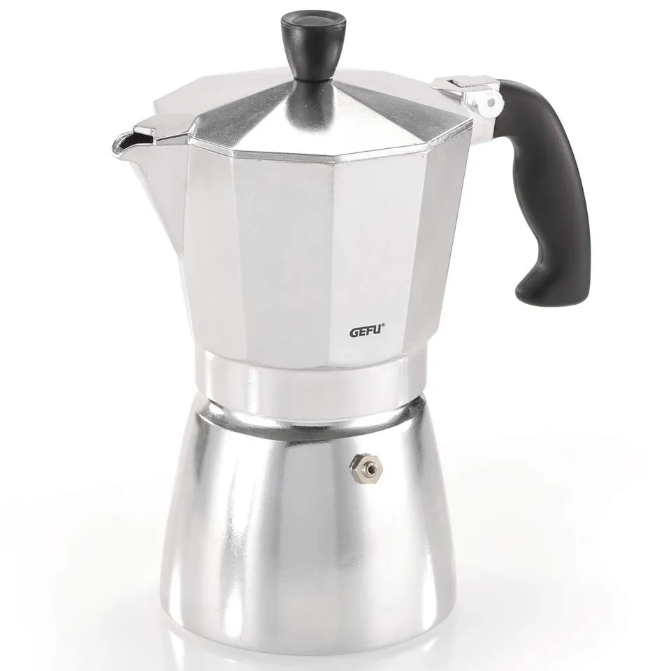 gefu-lucino-espressokocher-3-tassen-aluminium-espressokanne-f-r-gas-elektro-cera image 1