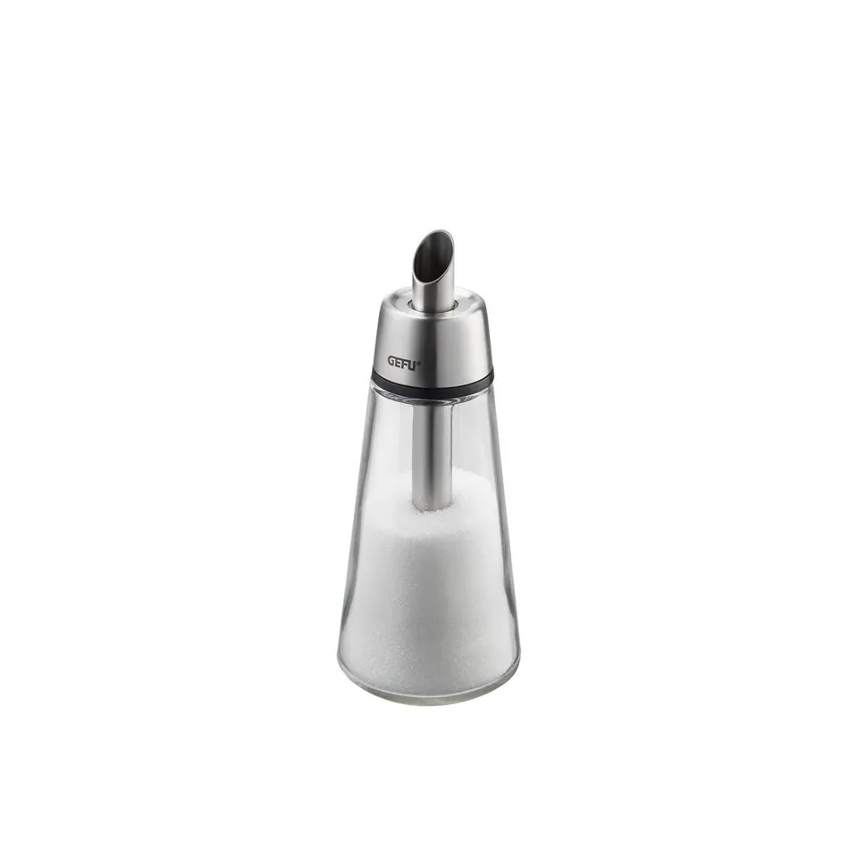gefu-zuckerspender-brunch-glas-edelstahl-200-g-f-llvolumen-pr-zises-dosieren image 1