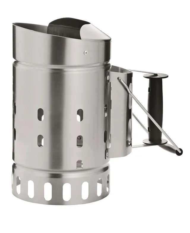 r-sle-anz-ndkamin-aus-edelstahl-grillkohleanz-nder-f-r-ca-2-kg-briketts-mit-funk image 1