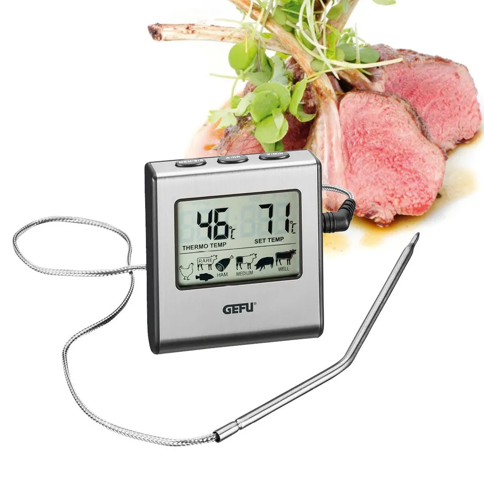 gefu-tempere-digitales-fleischthermometer-mit-timer-alarm-bratenthermometer-bis- image 1