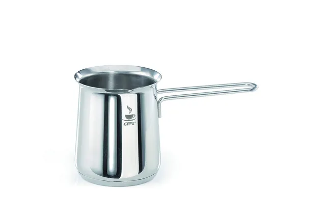 gefu-claudio-milchaufsch-umbecher-300-ml-edelstahl-milchk-nnchen-mit-ausgie-nase image 1