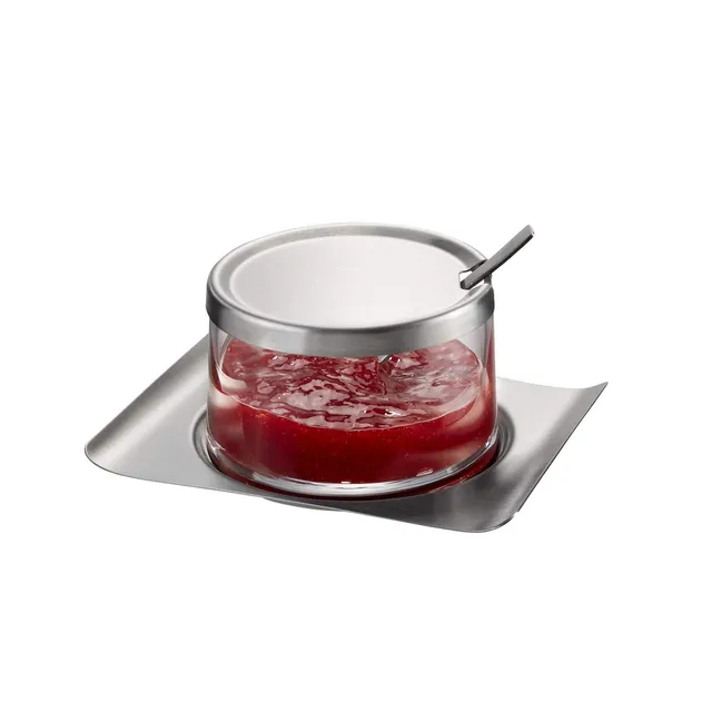 gefu-brunch-marmeladengl-ser-set-aus-rostfreiem-edelstahl-mit-glas-auflaufform-1 image 1