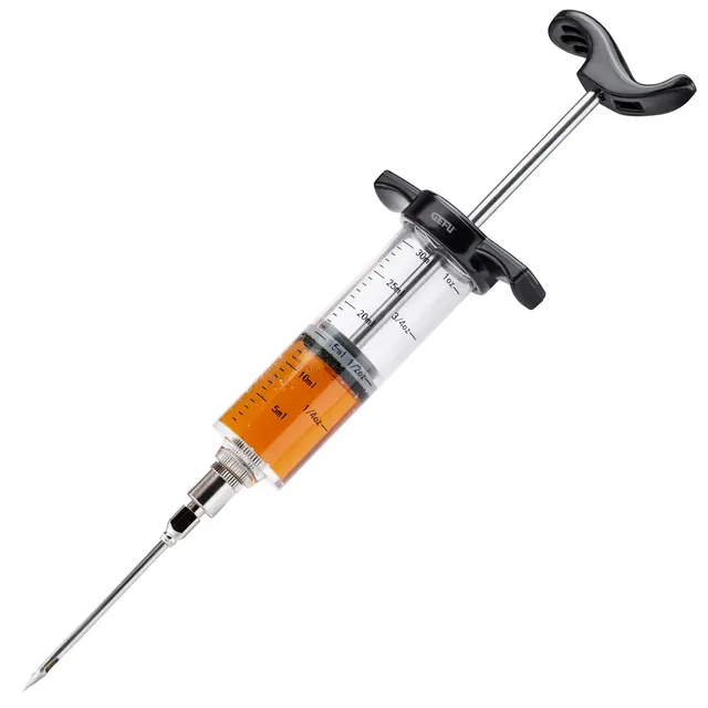 gefu-marinadenspritze-bbq-fleisch-injektor-mit-30-ml-f-llmenge-und-abnehmbarer-e image 1