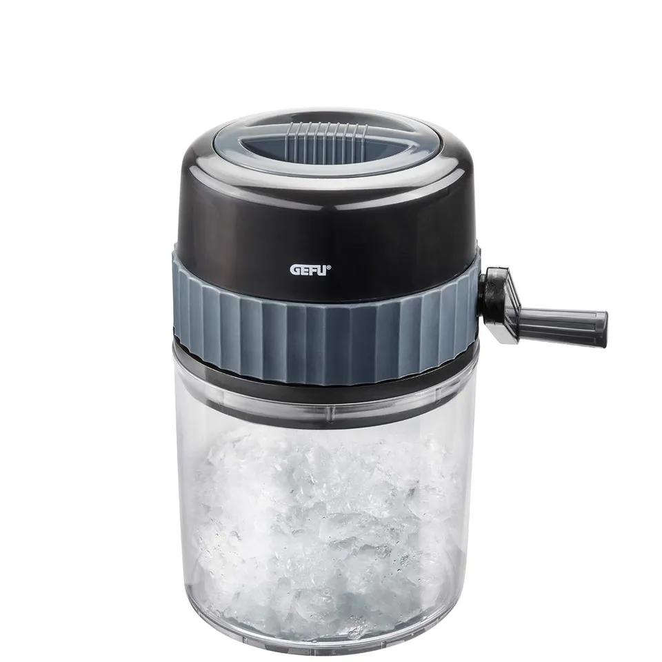 gefu-ice-crusher-slush-manueller-eiszerkleinerer-mit-edelstahlklingen-750-ml-kur image 1