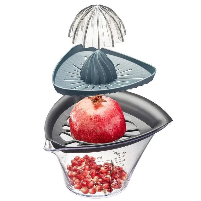 gefu-granatapfelentkerner-zitronenpresse-fruti-2-in-1-entsafter-mit-sieb-700-ml- image 1