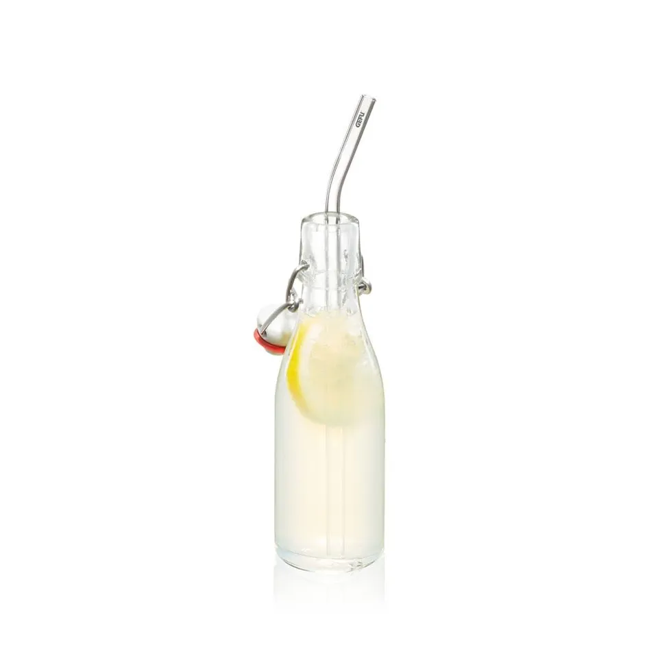 gefu-glastrinkhalm-future-4er-set-23-cm-transparent-borosilikatglas-gebogene-for image 1