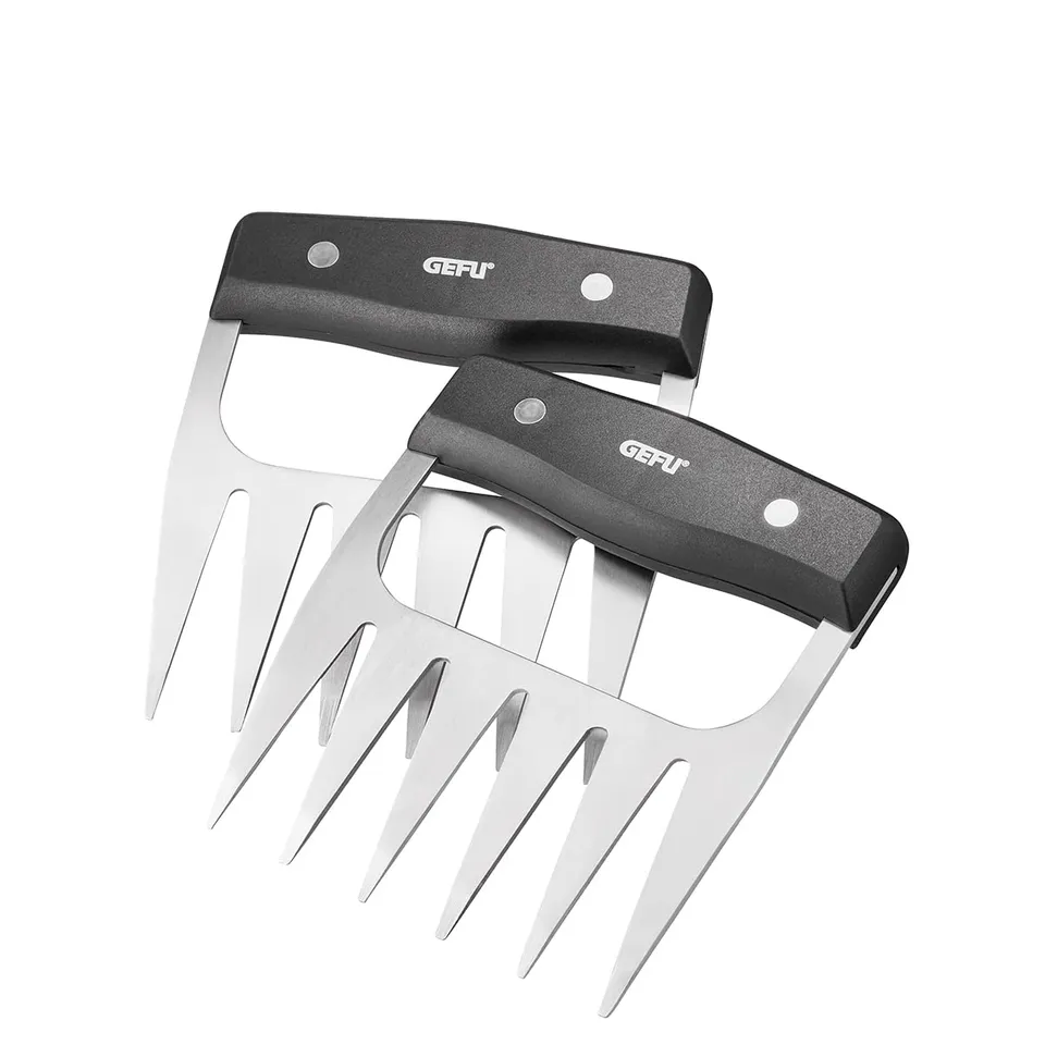 gefu-bbq-fleischkrallen-2er-set-edelstahl-fleischkrallen-zum-zerkleinern-von-pul image 1