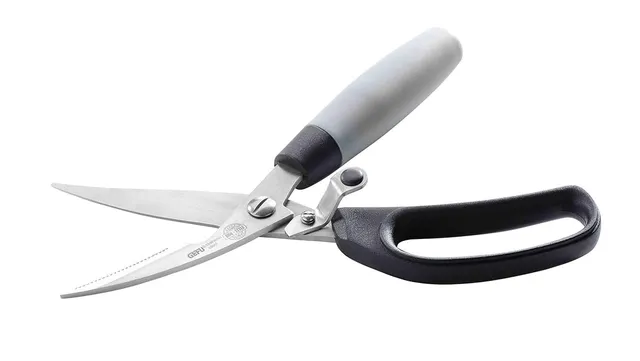 gefu-gefl-gelschere-carve-edelstahl-kraftvolle-schere-mit-knochenkerbe-softtouch image 1
