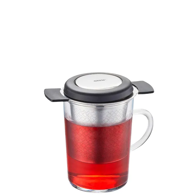 gefu-teefilter-savoro-eintassen-teesieb-aus-edelstahl-silikon-mit-deckel-als-tro image 1