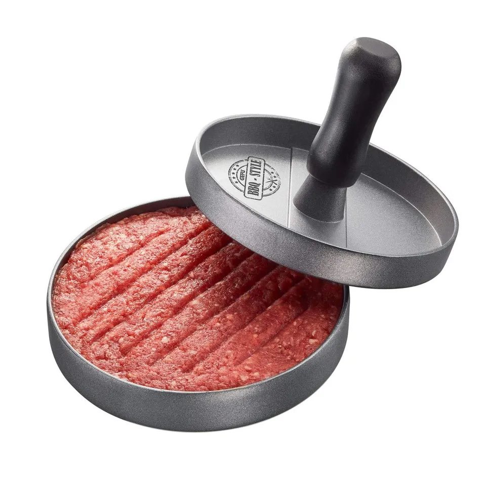 gefu-hamburgerpresse-bbq-aluminium-burgerpresse-f-r-120-g-180-g-patties-antihaft image 1
