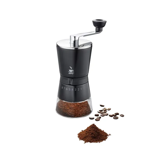 gefu-kaffeem-hle-santiago-manuell-edelstahlmahlwerk-8-mahlstufen-bis-10-tassen image 1
