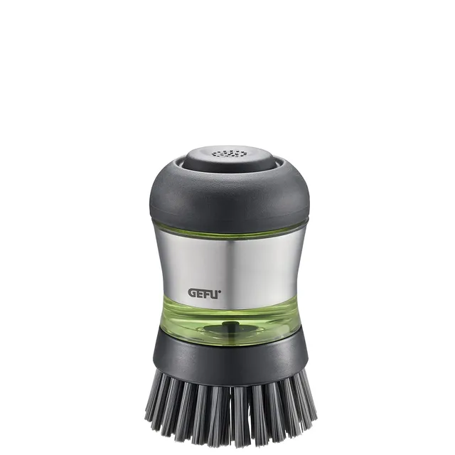 gefu-sp-lb-rste-swift-2-in-1-mit-sp-lmittelspender-nylonborsten-und-edelstahl-er image 1
