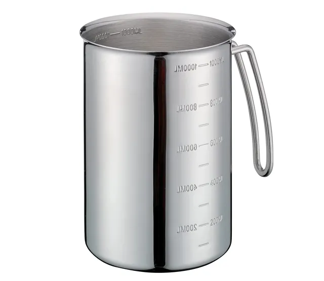 k-chenprofi-edelstahl-messbecher-mit-griff-1-liter-mit-innen-und-au-enskala-sp-l image 1