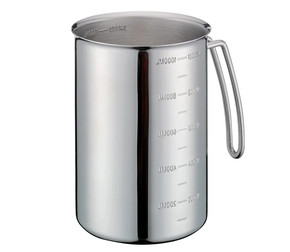 k-chenprofi-edelstahl-messbecher-mit-griff-1-liter-mit-innen-und-au-enskala-sp-l image 1