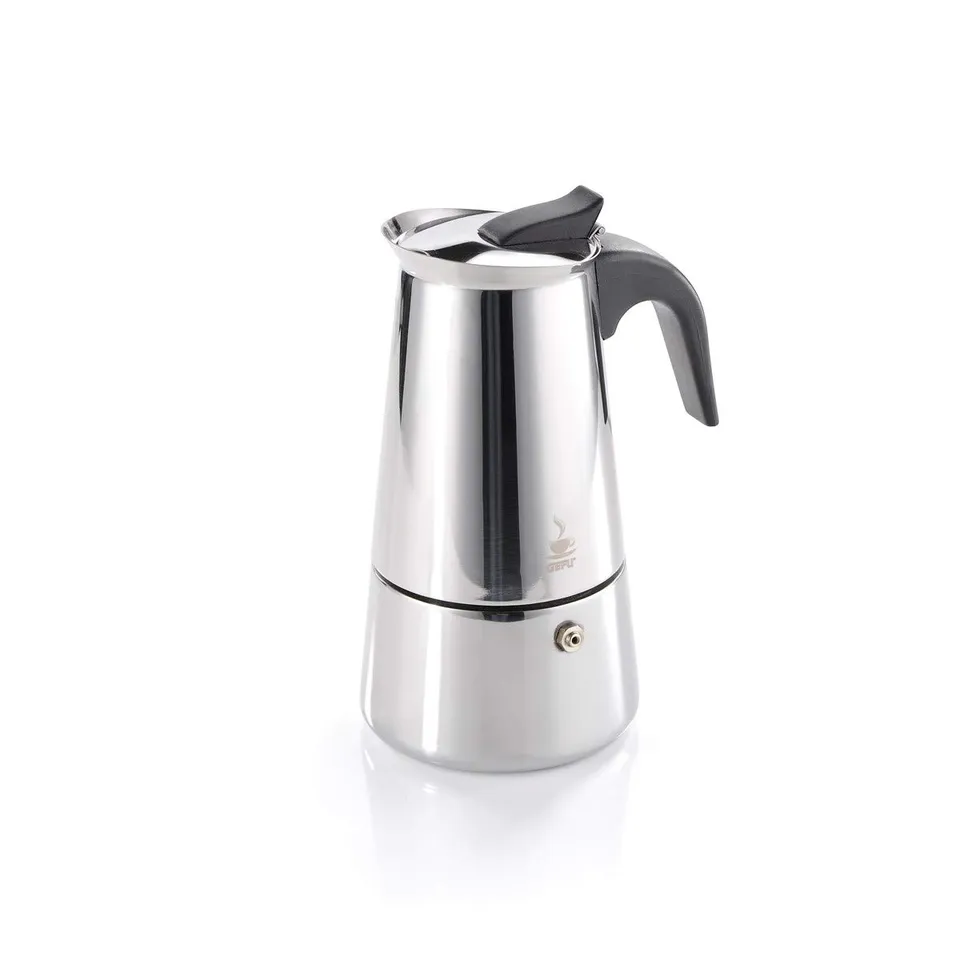 gefu-emilio-espressokocher-6-tassen-edelstahl-induktionsgeeignet-mit-tropffreier image 1