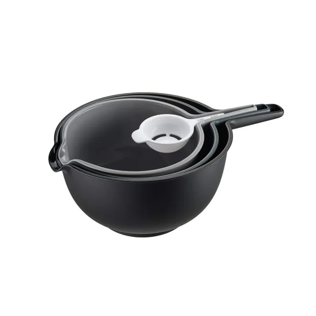 gefu-preparo-4-teiliges-r-hrsch-ssel-set-mit-seiher-eitrenner-stapelbare-k-chens image 1