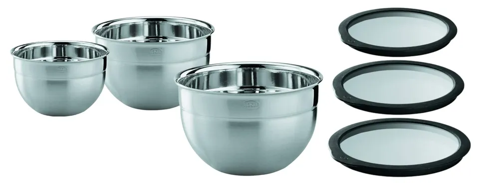 r-sle-sch-ssel-set-3-tlg-gro-mit-frischhaltedeckeln-16-20-24-cm-edelstahl-18-10- image 1