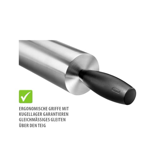 gefu-rotolo-teigroller-mit-kugellager-edelstahlrolle-7-cm-46-cm-f-r-pl-tzchen-pi image 8