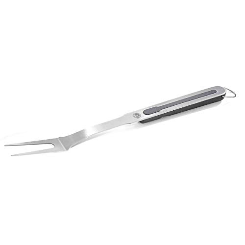 gefu-bbq-grillgabel-edelstahl-45-5-cm-schwarz-silber-ergonomischer-griff-mit-auf image 6