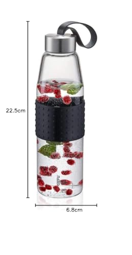 gefu-trinkflasche-olimpio-500-ml-glas-trinkflasche-aus-borosilikat-f-r-hei-und-k image 6