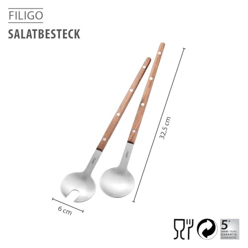 gefu-filigo-salatbesteck-2-teilig-edelstahl-wenderpaar-mit-walnussholzgriffen-f- image 7