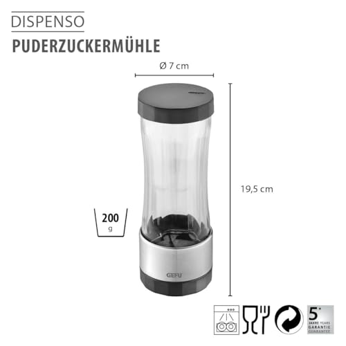 gefu-dispenso-puderzuckerm-hle-f-r-puderzucker-kakao-feinsieb-mit-drehmechanismu image 8