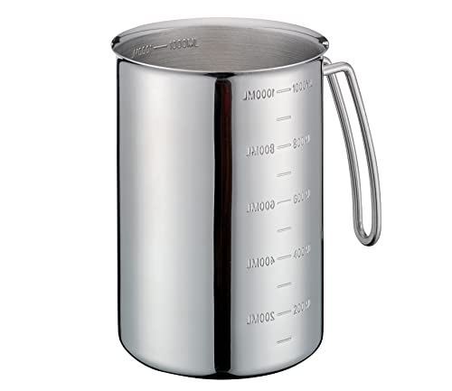 k-chenprofi-edelstahl-messbecher-mit-griff-1-liter-mit-innen-und-au-enskala-sp-l image 2