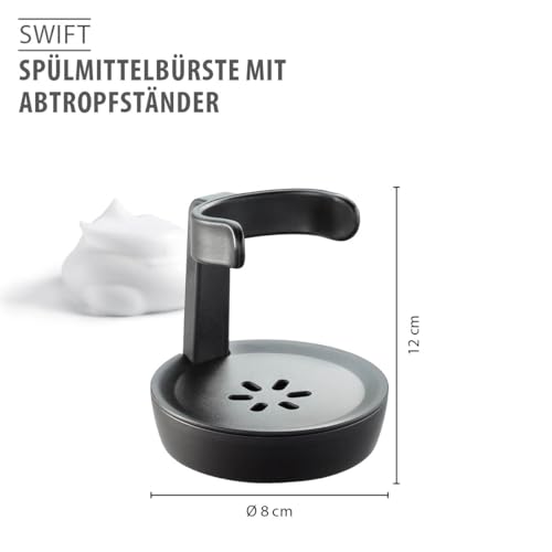 gefu-swift-sp-lmittelb-rste-mit-integriertem-sp-lmittelspender-50-ml-und-abtropf image 7