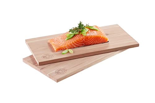 gefu-bbq-zedernholz-grillbretter-2er-set-f-r-fisch-fleisch-gem-se-intensives-rau image 4
