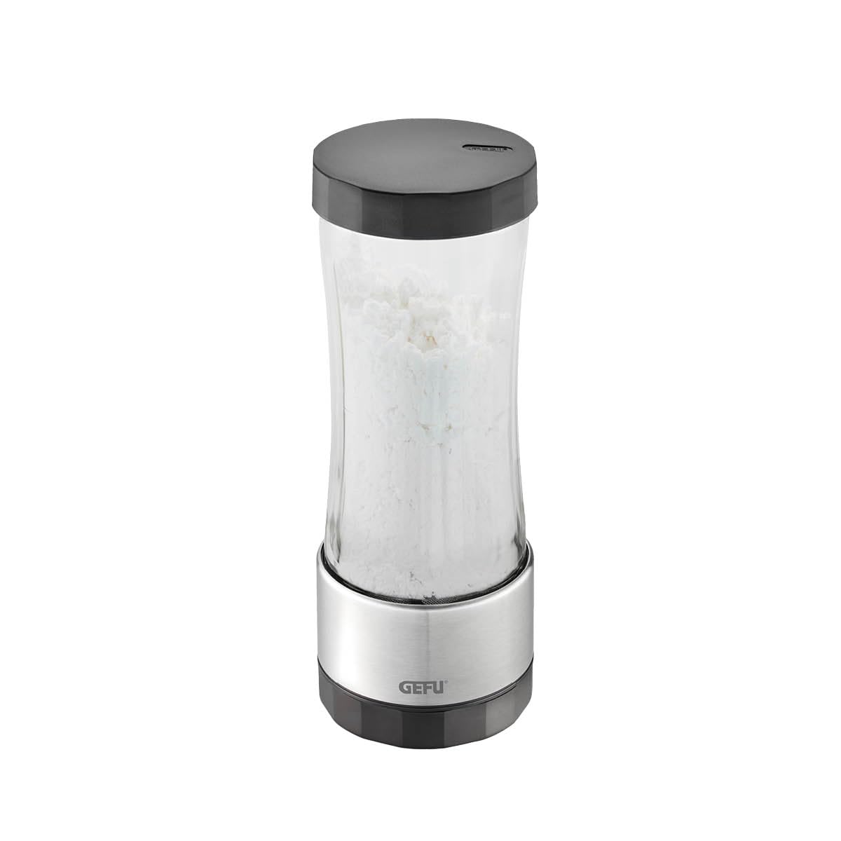 gefu-dispenso-puderzuckerm-hle-f-r-puderzucker-kakao-feinsieb-mit-drehmechanismu image 1