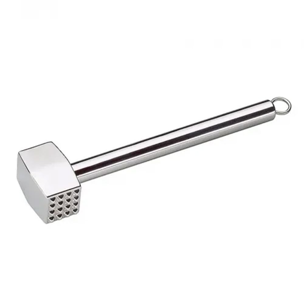 k-chenprofi-fleischklopfer-chef-fleischplattierer-aus-rostfreiem-edelstahl-25-cm image 1