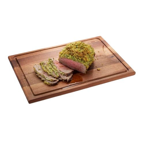 gefu-enno-schneidebrett-aus-walnussholz-44-x-30-cm-gro-es-k-chenbrett-mit-saftri image 7