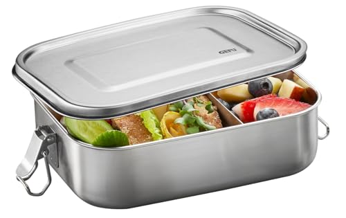 gefu-endure-lunchbox-gro-1-400-ml-auslaufsichere-edelstahl-brotdose-mit-trennste image 7