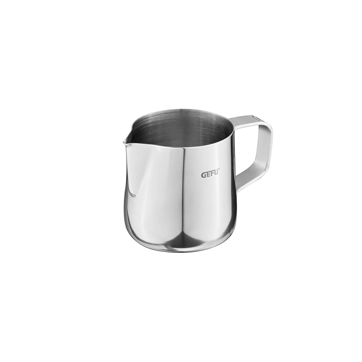 gefu-barista-milchk-nnchen-150-ml-edelstahl-milchkanne-mit-skala-und-feiner-ausg image 1